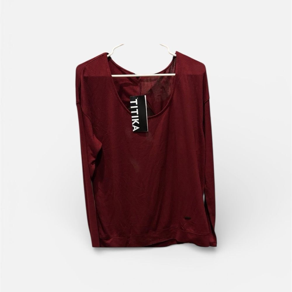Titika NWT Burgundy Sweatshirt